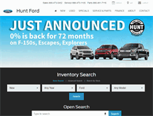 Tablet Screenshot of huntfordky.com